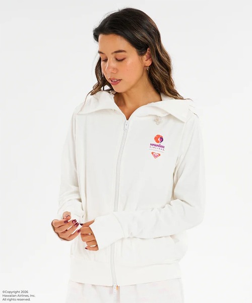 パーカー ROXY/ロキシー HAWAIIAN AIRLINES PARKA コラボパーカー ラッシュガード RLY262020 UT レディースの画像