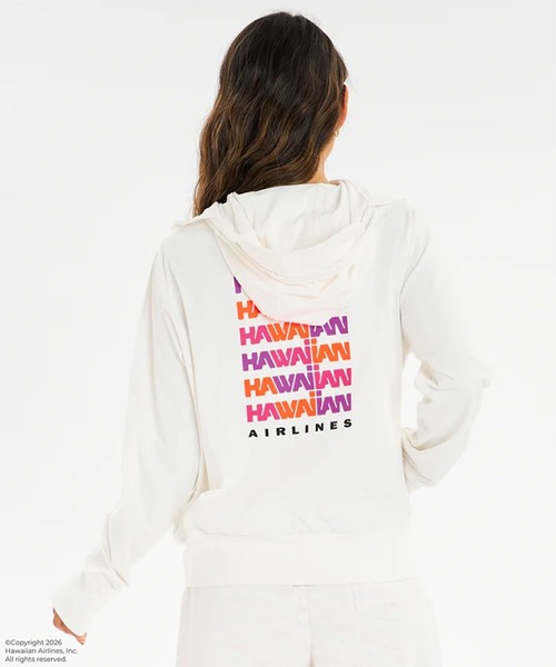 パーカー ROXY/ロキシー HAWAIIAN AIRLINES PARKA コラボパーカー ラッシュガード RLY262020 UT レディースの画像