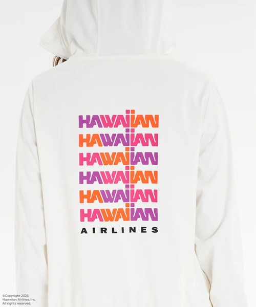 パーカー ROXY/ロキシー HAWAIIAN AIRLINES PARKA コラボパーカー ラッシュガード RLY262020 UT レディースの画像