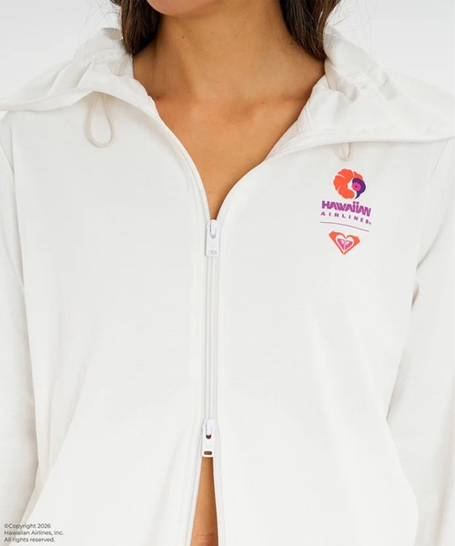 パーカー ROXY/ロキシー HAWAIIAN AIRLINES PARKA コラボパーカー ラッシュガード RLY262020 UT レディースの画像