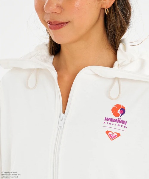 パーカー ROXY/ロキシー HAWAIIAN AIRLINES PARKA コラボパーカー ラッシュガード RLY262020 UT レディースの画像