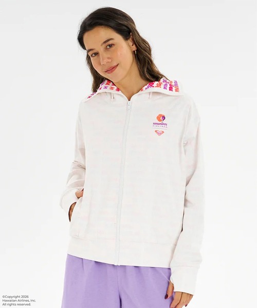 パーカー ROXY/ロキシー HAWAIIAN AIRLINES PARKA コラボパーカー ラッシュガード RLY262020 UT レディースの画像