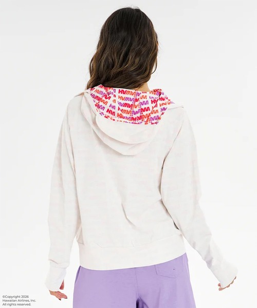 パーカー ROXY/ロキシー HAWAIIAN AIRLINES PARKA コラボパーカー ラッシュガード RLY262020 UT レディースの画像