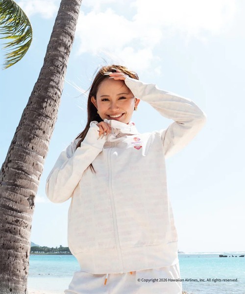 パーカー ROXY/ロキシー HAWAIIAN AIRLINES PARKA コラボパーカー ラッシュガード RLY262020 UT レディースの画像