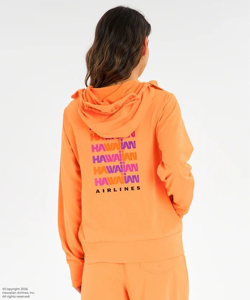 パーカー ROXY/ロキシー HAWAIIAN AIRLINES PARKA コラボパーカー ラッシュガード RLY262020 UT レディースの画像