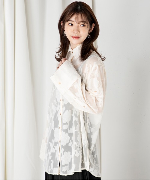 「MILLION CARATS」 長袖シャツ FREE グリーン レディース_画像6