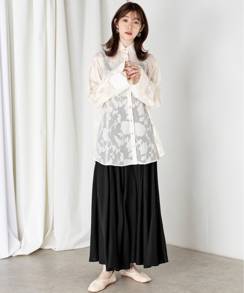 「MILLION CARATS」 長袖シャツ FREE グリーン レディース_画像8