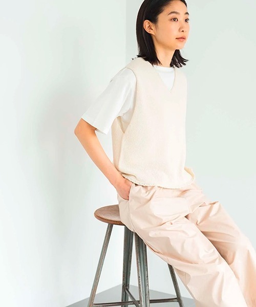 D ベスト ジレ コットンサマーニットベスト レディース : ZOZOTOWN