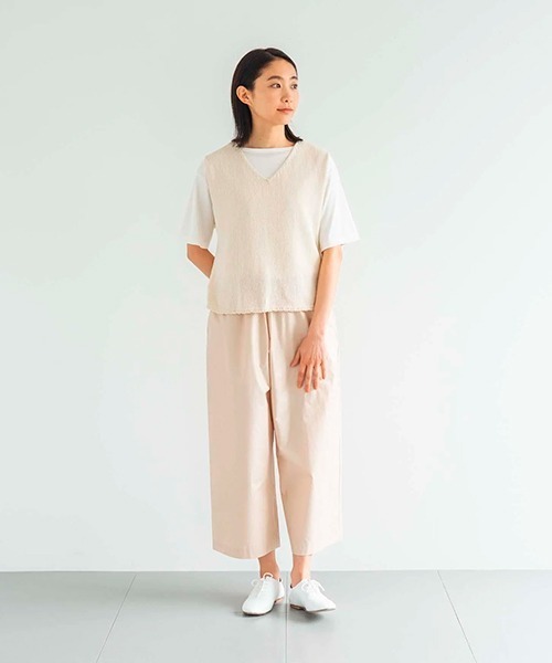 D ベスト ジレ コットンサマーニットベスト レディース : ZOZOTOWN