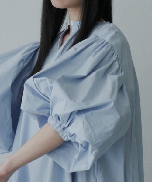「PERNA」 7分袖ワンピース LARGE ブラック レディースの画像