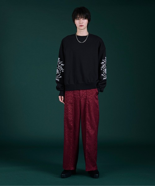 「Ellno Loset」 スウェットカットソー SMALL オフホワイト メンズ_画像3