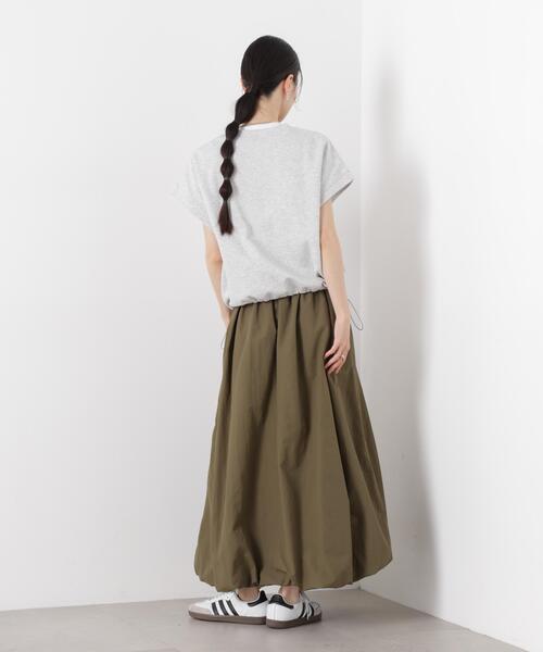 tシャツ 接触冷感ダンボールカットハーフジップトップス(セットアップ可) レディースの画像