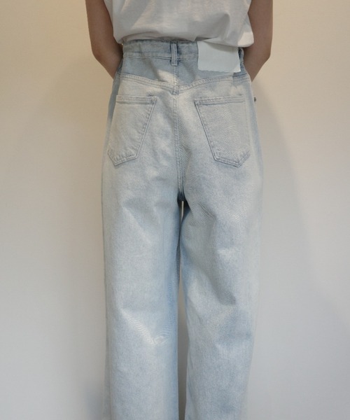 ワイドパンツ ジーンズ デニム デニムパンツ MM6 PANTS 5 POCKETS レディースの画像