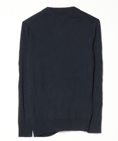「TOMMY HILFIGER」 ニットカーディガン MEDIUM ネイビー メンズ_画像2