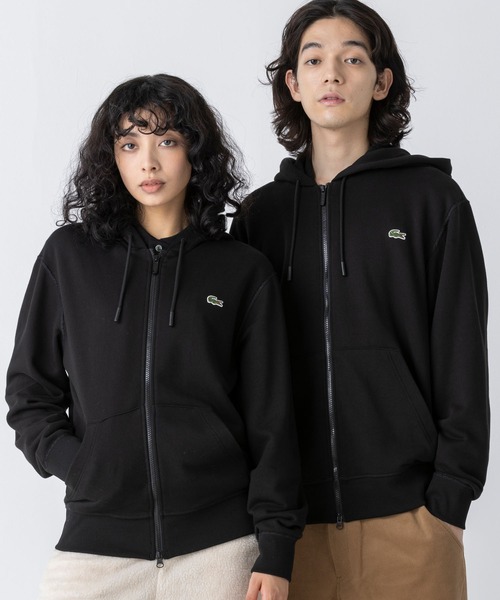 LACOSTE（ラコステ） ジップアップパーカー 5 ブラック メンズ