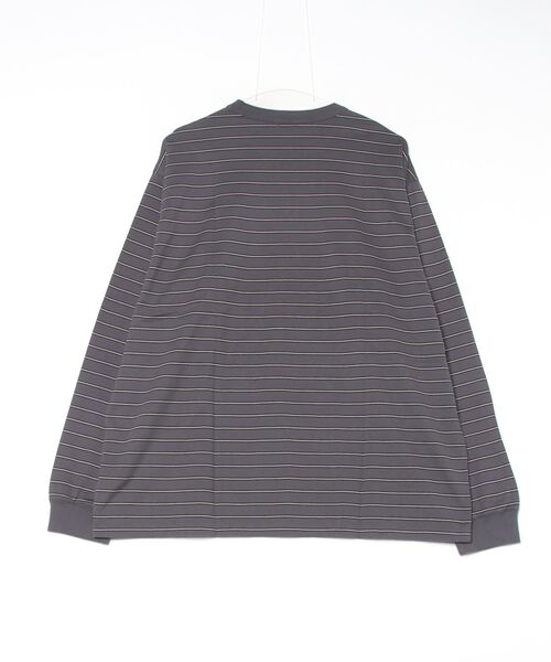 「LOEFF」 長袖カットソー 1 ダークグレー レディース_画像2