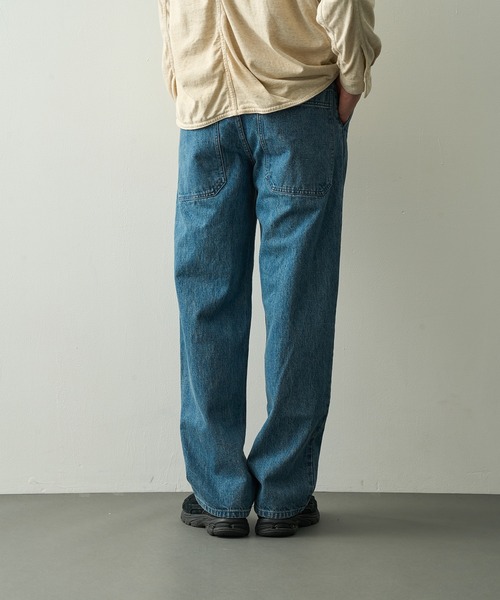 ジーンズ 「ISSUETHINGS/イシューシングス」type104 (faded denim1) メンズの画像