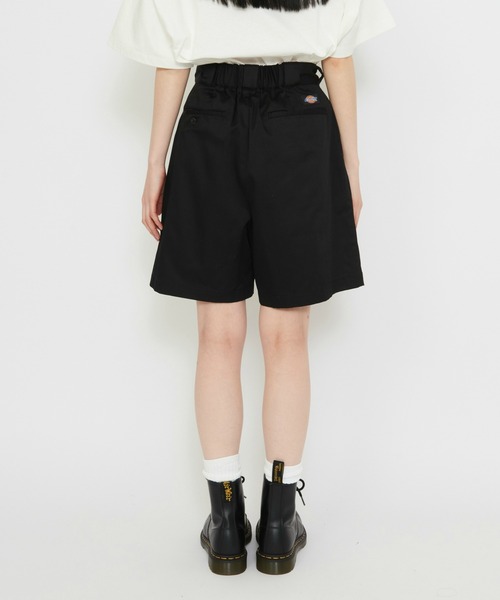 BLAMINK タックショートハーフパンツ 36 ブラック'22Pre Dickies（ディッキーズ） ハーフパンツ パンツ ツータックショーツ