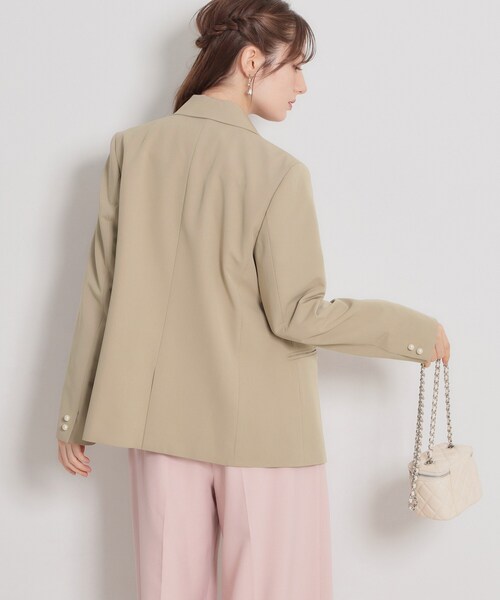 「couture brooch」 テーラードジャケット 38 ベージュ レディース_画像7