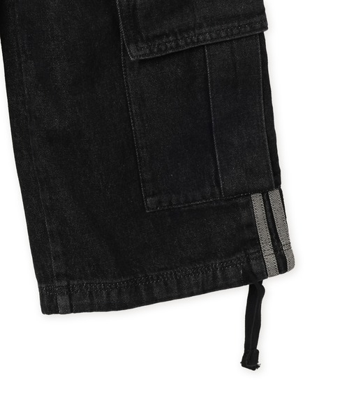 adidas（アディダス） カーゴパンツ adidas MID RISE 2-IN-1 DENIM 