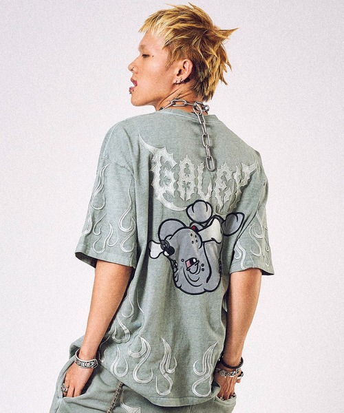 GALFY（ガルフィー） tシャツ GALFY-骨が見えしTee メンズ レディース