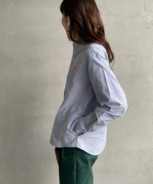 レディース ✨美品✨ダントン 長袖シャツ バンドカラー アイボリー 38