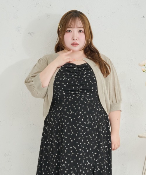 Louiosy（ルオシー） カーディガン 半袖 「Louiosy」「大きいサイズ