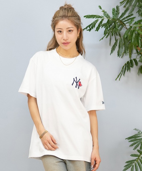 「NEW ERA」 半袖Tシャツ S ホワイト系その他2 レディース_画像2