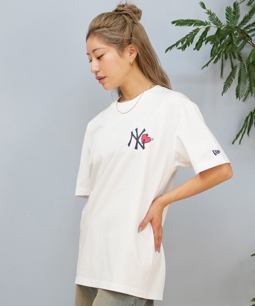 「NEW ERA」 半袖Tシャツ S ホワイト系その他2 レディース_画像3