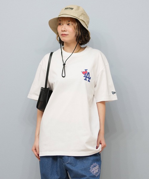 「NEW ERA」 半袖Tシャツ S ホワイト系その他2 レディース_画像8