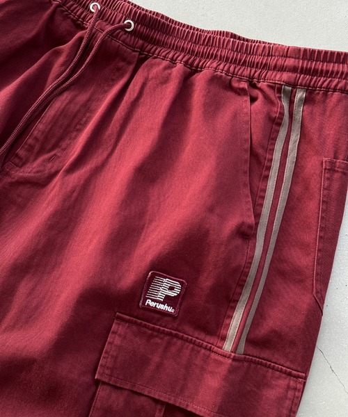 「Perushu」 カーゴパンツ SMALL グレイッシュベージュ メンズ_画像3