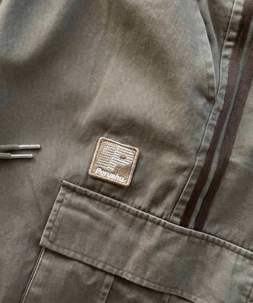 「Perushu」 カーゴパンツ SMALL グレイッシュベージュ メンズ_画像9