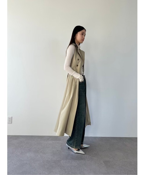 「DRWCYS」 ノースリーブワンピース FREE ネイビー レディース_画像8