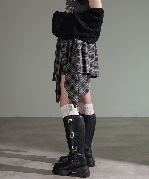 「apres jour mignon」 ミニスカート X-LARGE ブラック レディース_画像9