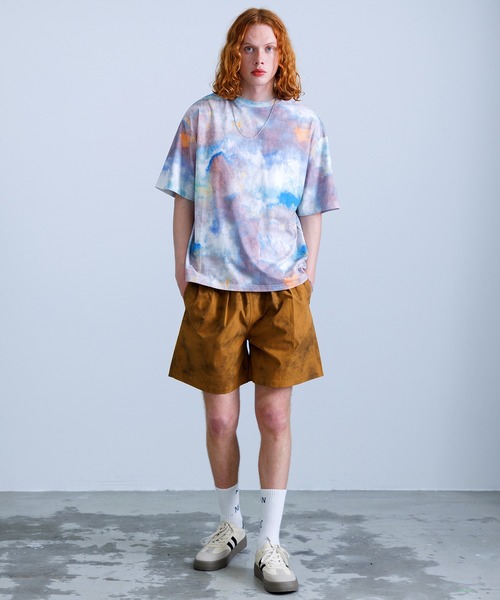Revo. tシャツ グラデーションカラー ボックスシルエット 半袖Tシャツ
