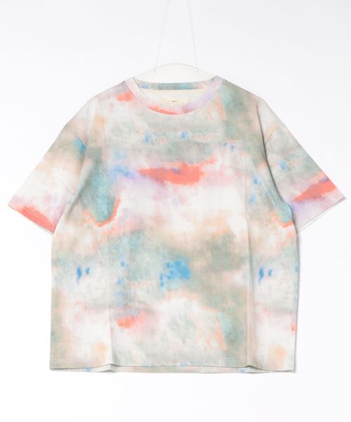 Revo. tシャツ グラデーションカラー ボックスシルエット 半袖Tシャツ