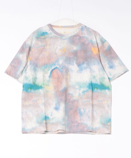 Revo. tシャツ グラデーションカラー ボックスシルエット 半袖Tシャツ