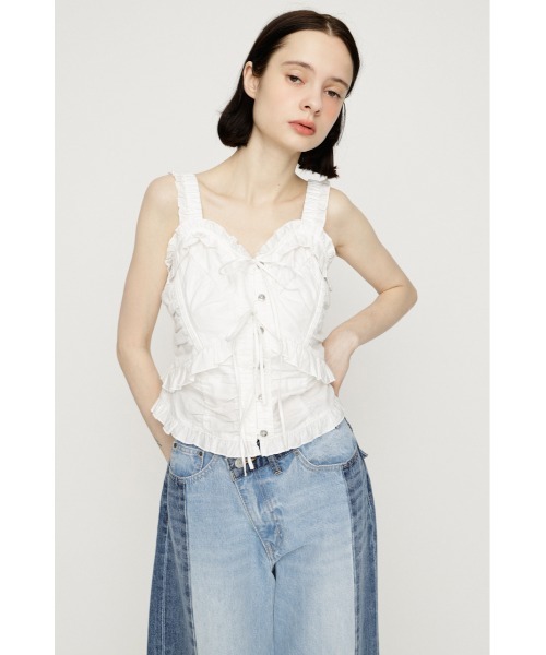 SLY（スライ） ブラウス シャツ DUNGAREE SQUEEZE CAMI BLOUSE