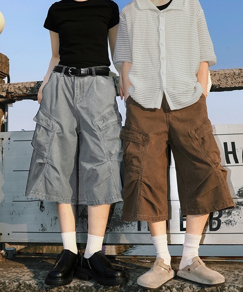 「Ressaca」 カーゴパンツ L グレー メンズ_画像9