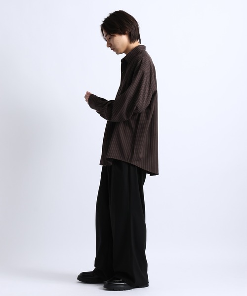 RAGEBLUE（レイジブルー） ワイドパンツ スラックス EYELET BELT TR