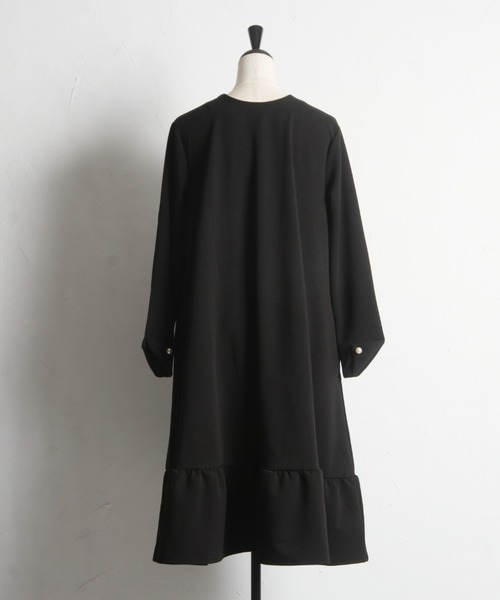 「tocco closet」 長袖ワンピース M ブラック レディース_画像4