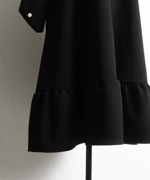 「tocco closet」 長袖ワンピース M ブラック レディース_画像8
