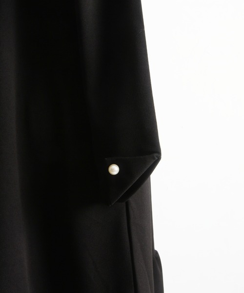 「tocco closet」 長袖ワンピース M ブラック レディース_画像9