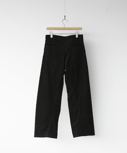 WYM LIDNM ワイドパンツ パンツ コーデュロイ CURVED CORDUROY 5P