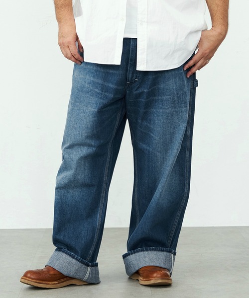 Lee リー　ペインターパンツ　デニム　カーゴ　パンツユーズド加工　Mサイズ Lee リー ARCHIVES DUNGAREES メンズ ボトムス 191-Z ペインター