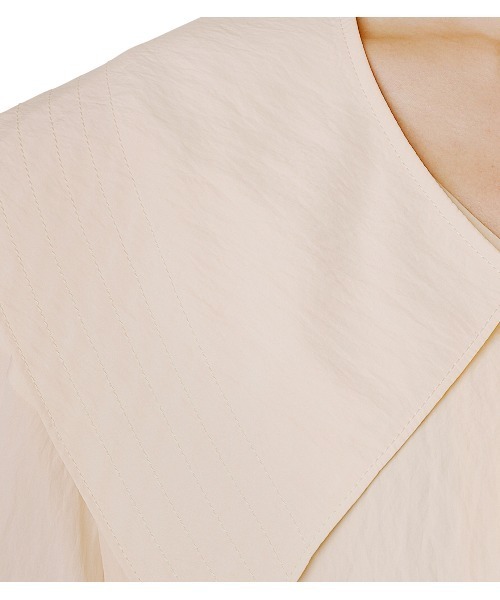 シャツ/ブラウス(長袖/七分) LE CIEL BLEU - LE CIEL BLEU Big Collar Blouse セール】Big Collar Blouse（シャツ/ブラウス）｜LE CIEL BLEU