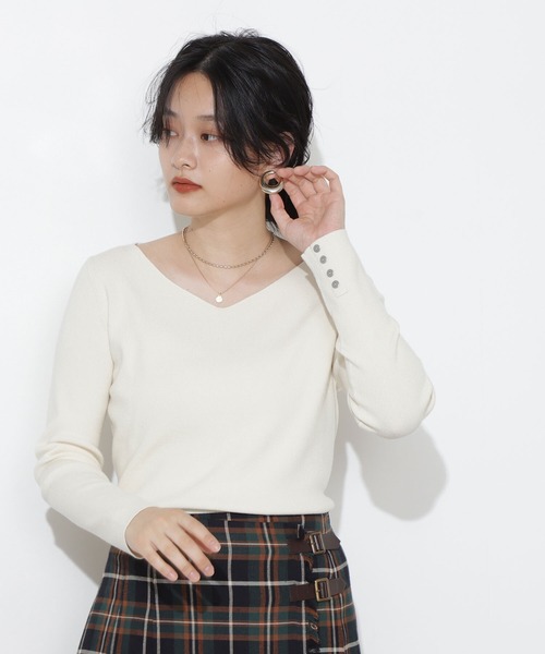 送料無料 ニット 総針Vネックニット ZOZOTOWN PayPayモール店 - 通販 - PayPayモール 最新品定番