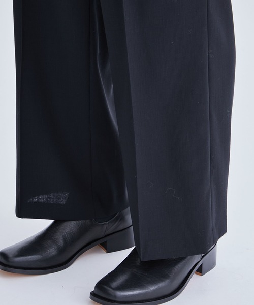 ETHOSENS パンツ スラックス Pin tuck slacks : ZOZOTOWN Yahoo