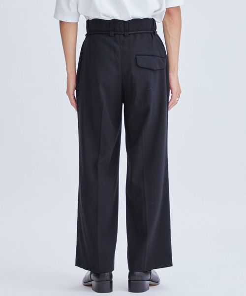 ETHOSENS（エトセンス） パンツ スラックス Pin tuck slacks