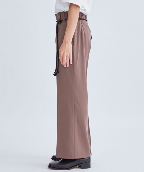 ETHOSENS パンツ スラックス Pin tuck slacks : ZOZOTOWN Yahoo
